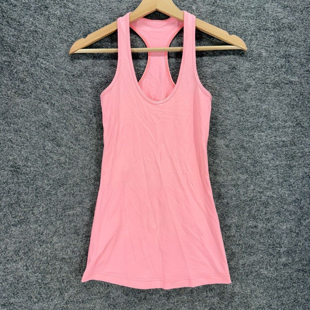 Lululemon Activewear Tank Women S Small Pink Sleeveless Racerback Round Neck